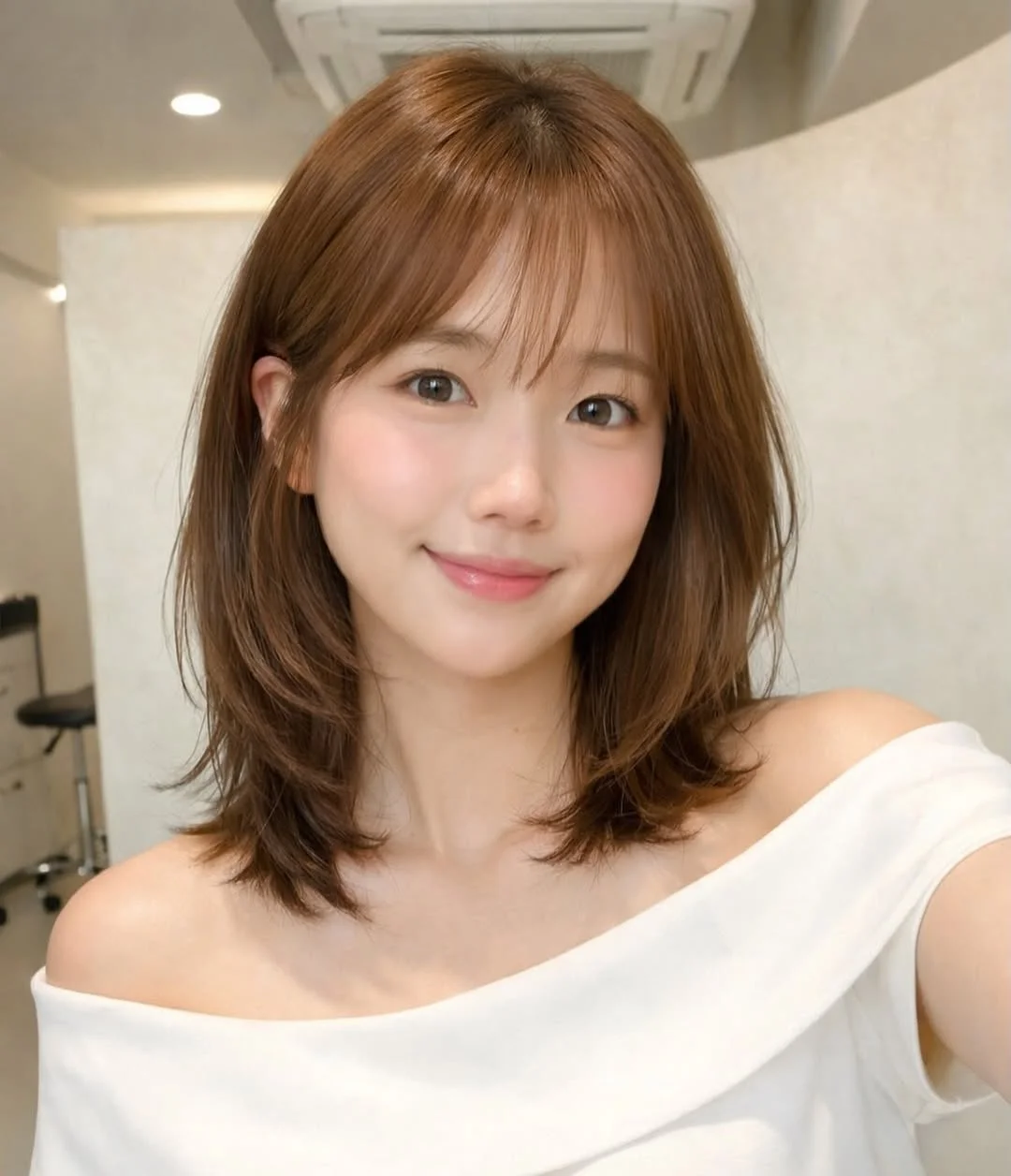 Layered bob haircut - modern short hairstyle trends