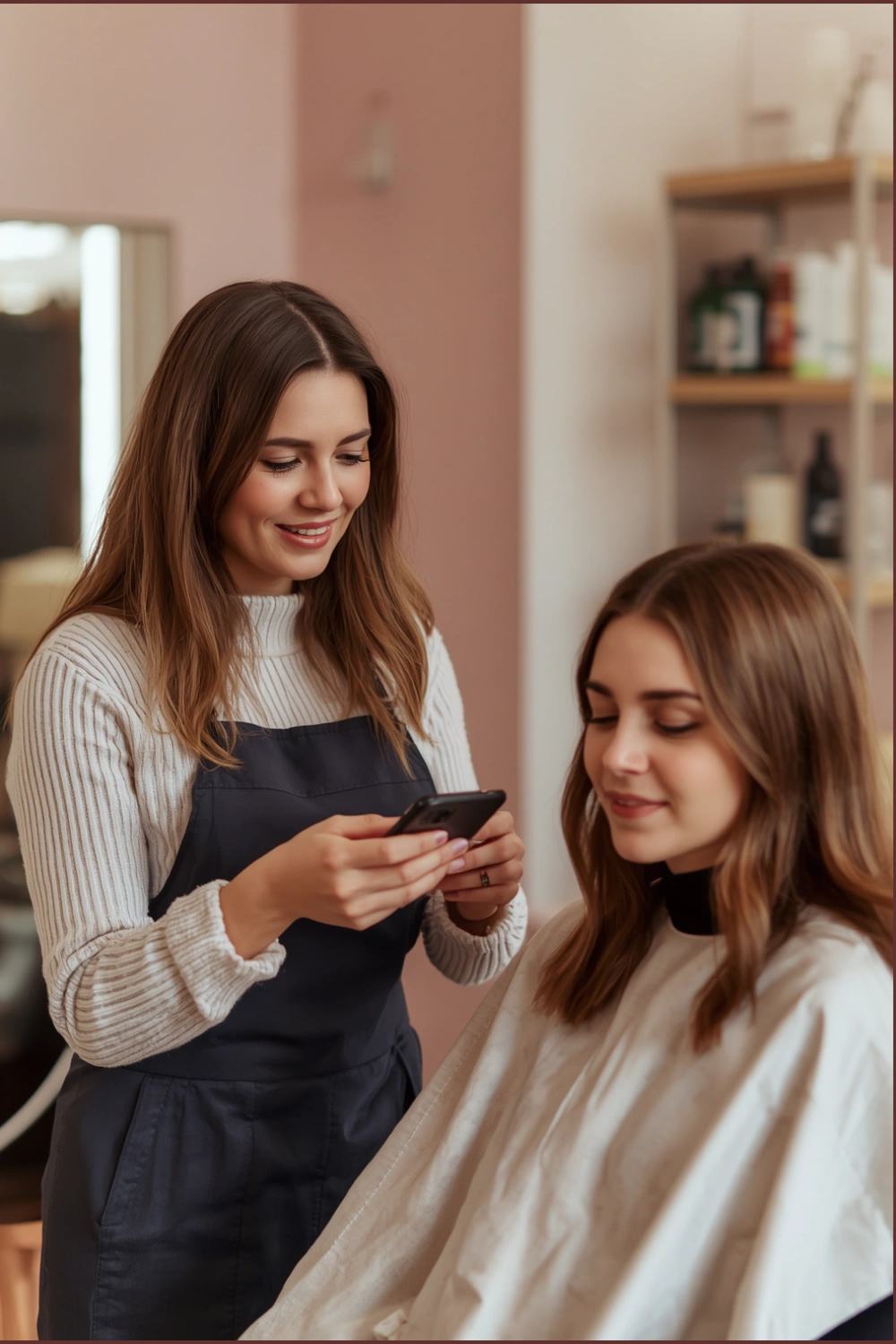 Layered haircut examples for thick, fine, and curly hair types
